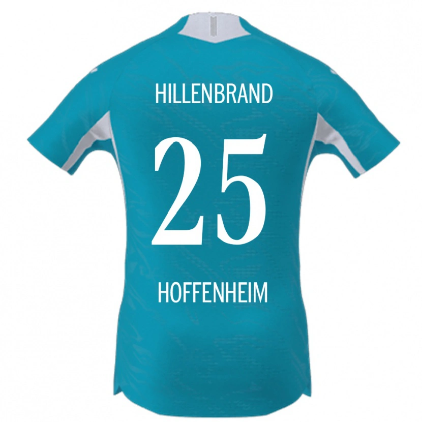 Danxen Børn Jack Hillenbrand #25 Lyseblå Udebane Spillertrøjer 2025/26 Trøje T-Shirt