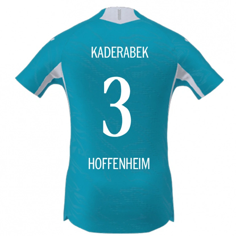 Danxen Børn Pavel Kaderabek #3 Lyseblå Udebane Spillertrøjer 2025/26 Trøje T-Shirt