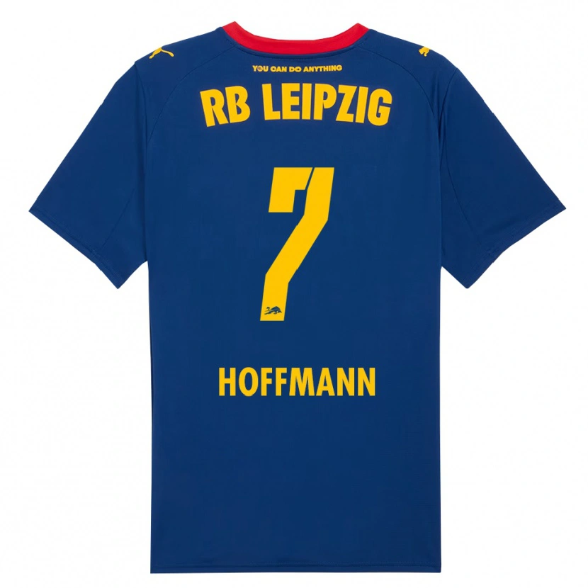 Danxen Børn Giovanna Hoffmann #7 Navy Rød Udebane Spillertrøjer 2025/26 Trøje T-Shirt