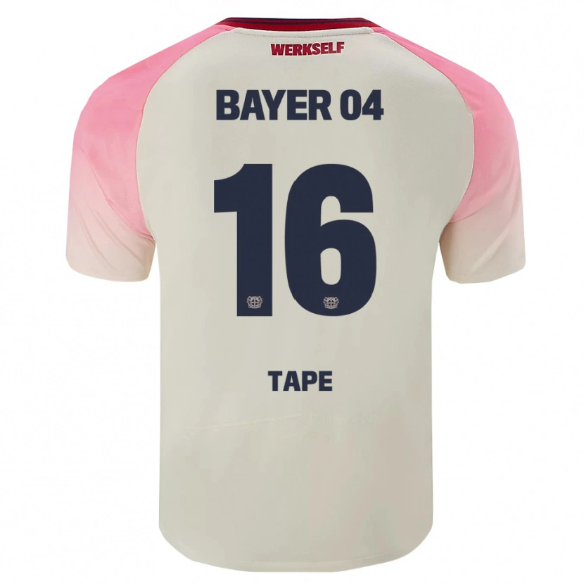 Danxen Børn Axel Tape #16 Pink Off White Udebane Spillertrøjer 2025/26 Trøje T-Shirt