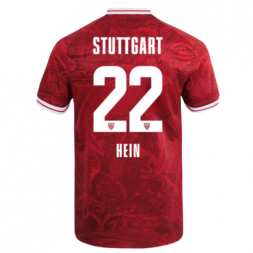 Danxen Børn Pia Hein #22 Rød Sort Udebane Spillertrøjer 2025/26 Trøje T-Shirt