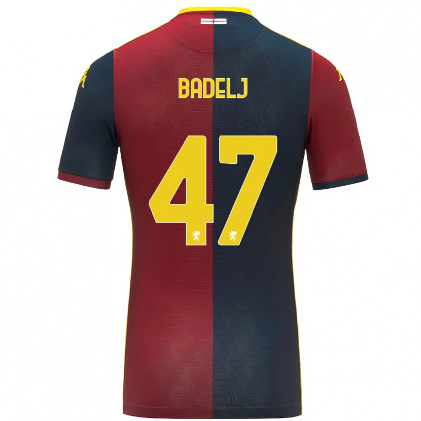 Danxen Mænd Milan Badelj #47 Rød Kongeblå Hjemmebane Spillertrøjer 2025/26 Trøje T-Shirt