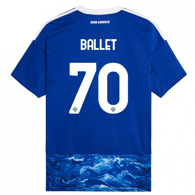 Danxen Mænd Samuel Ballet #70 Blå Hvid Hjemmebane Spillertrøjer 2025/26 Trøje T-Shirt
