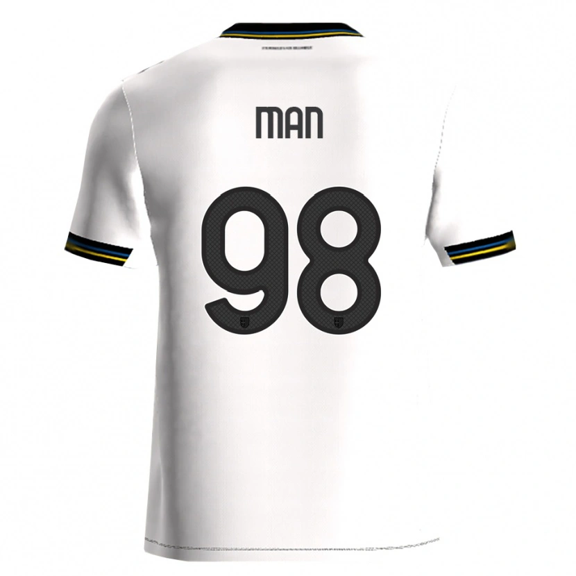 Danxen Mænd Dennis Man #98 Hvid Sort Hjemmebane Spillertrøjer 2025/26 Trøje T-Shirt