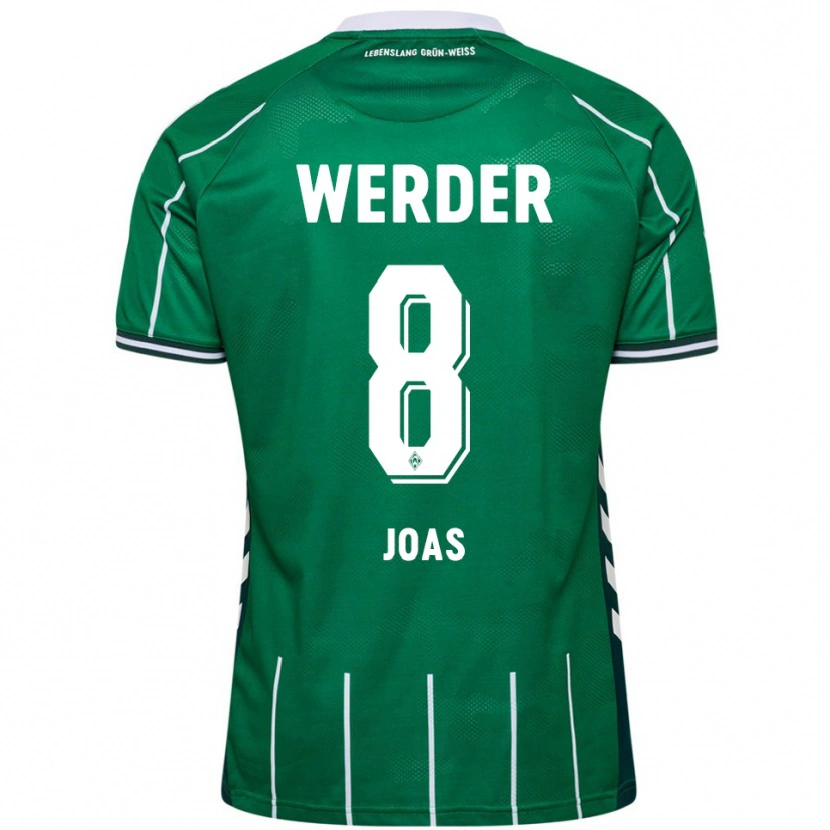 Danxen Mænd Julius Joas #8 Grøn Hvid Hjemmebane Spillertrøjer 2025/26 Trøje T-Shirt