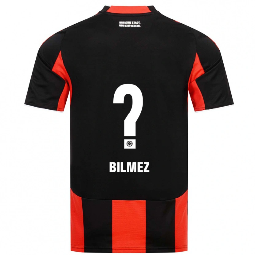 Danxen Mænd Atilla Bilmez #0 Sort Rød Hjemmebane Spillertrøjer 2025/26 Trøje T-Shirt