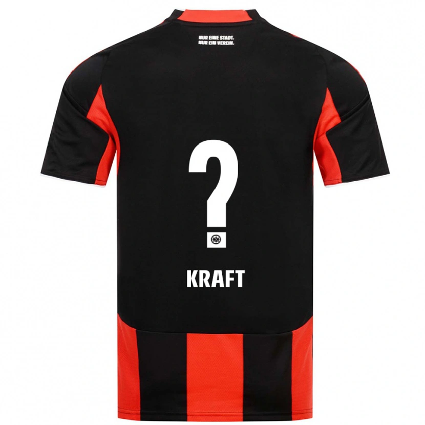 Danxen Mænd Nico Kraft #0 Sort Rød Hjemmebane Spillertrøjer 2025/26 Trøje T-Shirt