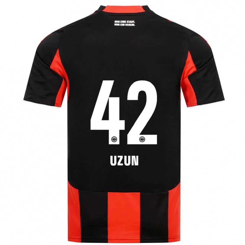Danxen Mænd Can Uzun #42 Sort Rød Hjemmebane Spillertrøjer 2025/26 Trøje T-Shirt