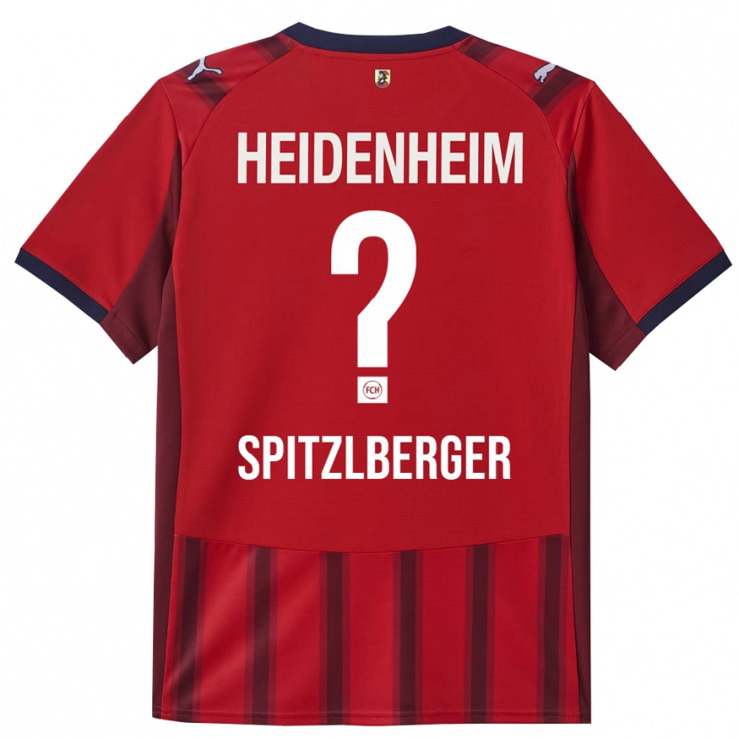 Danxen Mænd Tyler Spitzlberger #0 Rød Navy Hjemmebane Spillertrøjer 2025/26 Trøje T-Shirt