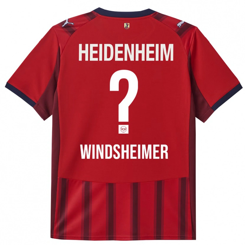 Danxen Mænd Tim Windsheimer #0 Rød Navy Hjemmebane Spillertrøjer 2025/26 Trøje T-Shirt