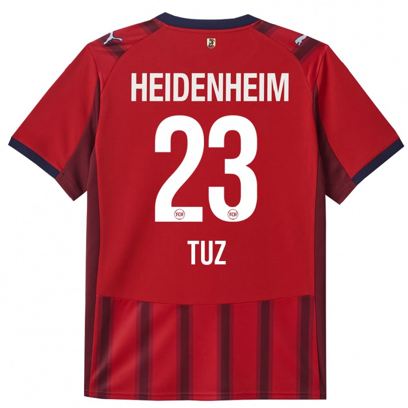 Danxen Mænd Mete Tuz #23 Rød Navy Hjemmebane Spillertrøjer 2025/26 Trøje T-Shirt