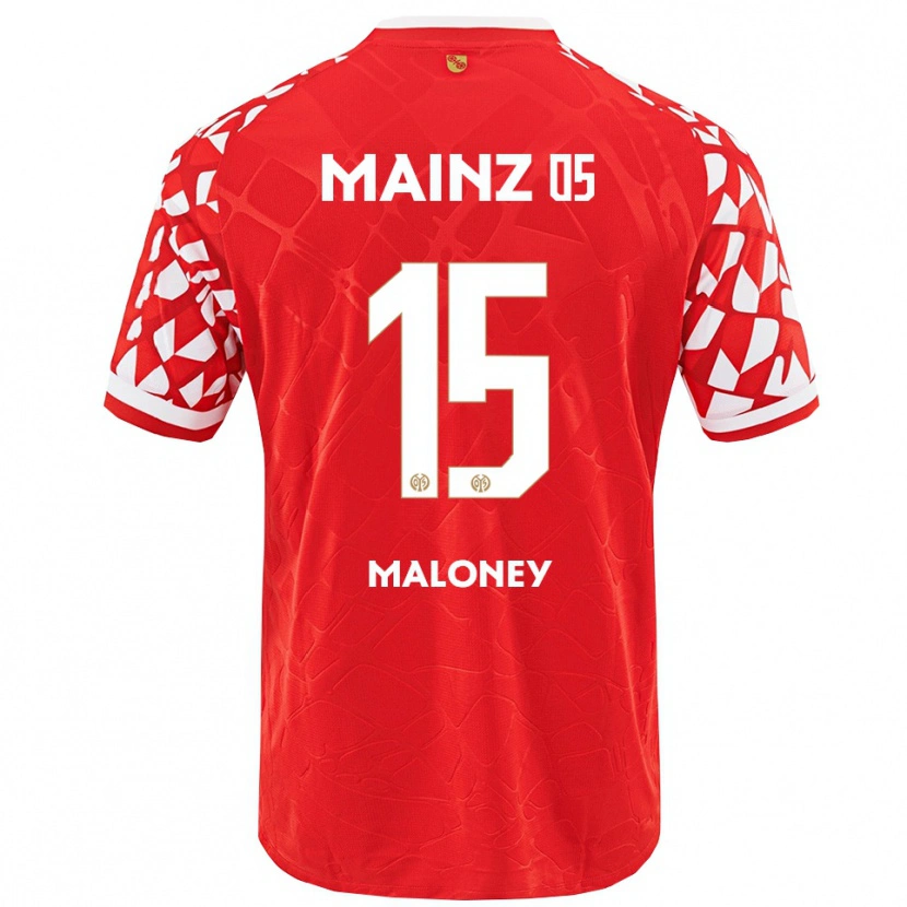 Danxen Mænd Lennard Maloney #15 Rød Hvid Hjemmebane Spillertrøjer 2025/26 Trøje T-Shirt