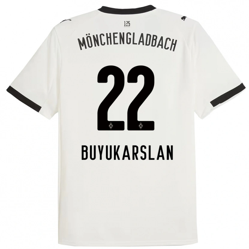 Danxen Mænd Oguzcan Büyükarslan #22 Hvid Sort Hjemmebane Spillertrøjer 2025/26 Trøje T-Shirt