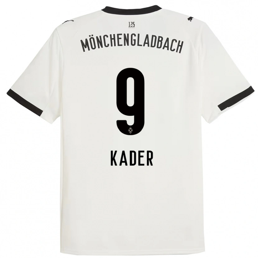 Danxen Mænd Cagatay Kader #9 Hvid Sort Hjemmebane Spillertrøjer 2025/26 Trøje T-Shirt