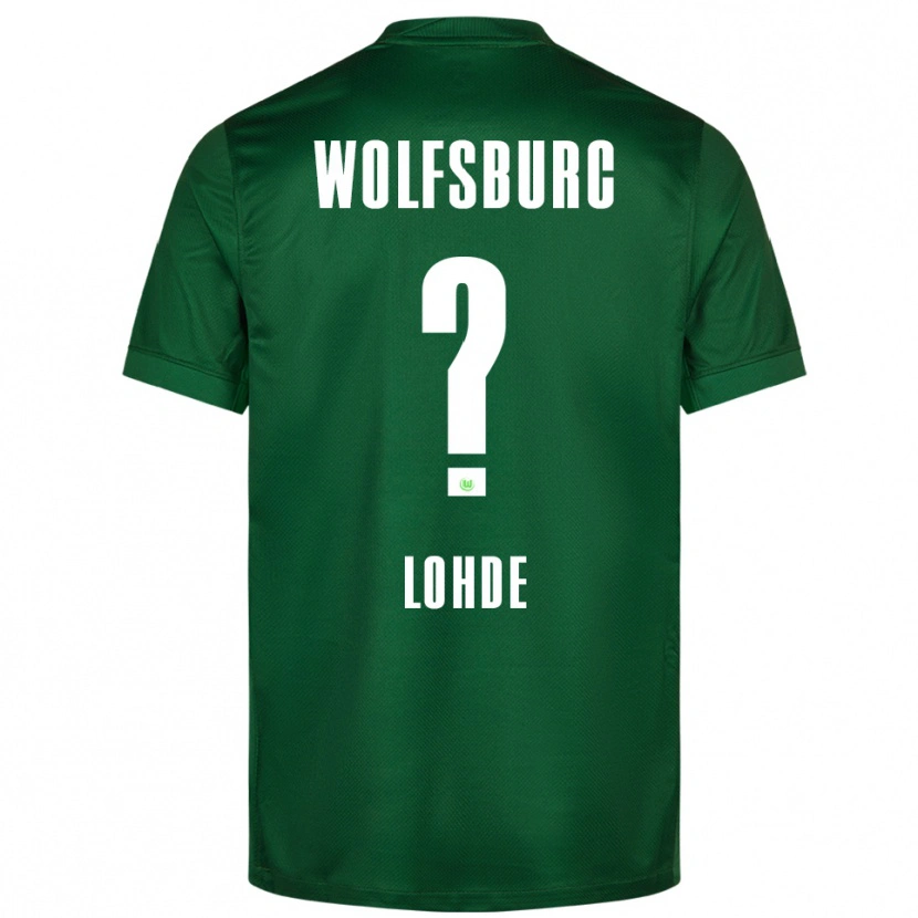 Danxen Mænd Sven Lohde #0 Grøn Hvid Hjemmebane Spillertrøjer 2025/26 Trøje T-Shirt