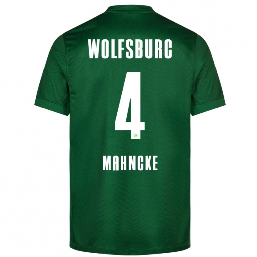Danxen Mænd Arne Mahncke #4 Grøn Hvid Hjemmebane Spillertrøjer 2025/26 Trøje T-Shirt