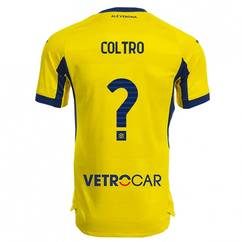 Danxen Mænd Christian Coltro #0 Gul Navy Udebane Spillertrøjer 2025/26 Trøje T-Shirt
