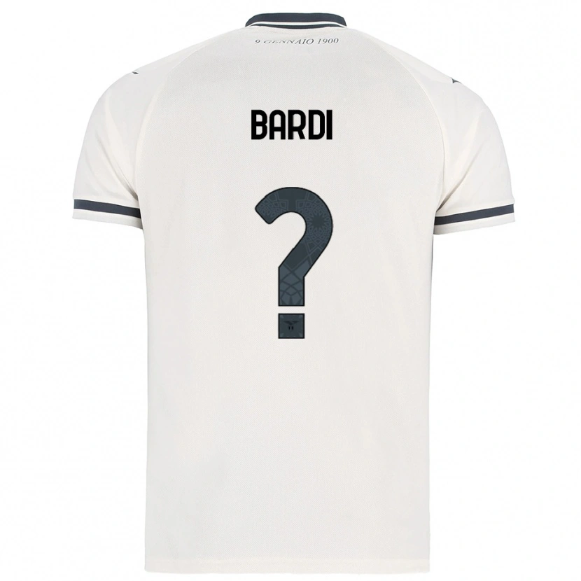 Danxen Mænd Mauro Bardi #0 Hvid Navy Udebane Spillertrøjer 2025/26 Trøje T-Shirt