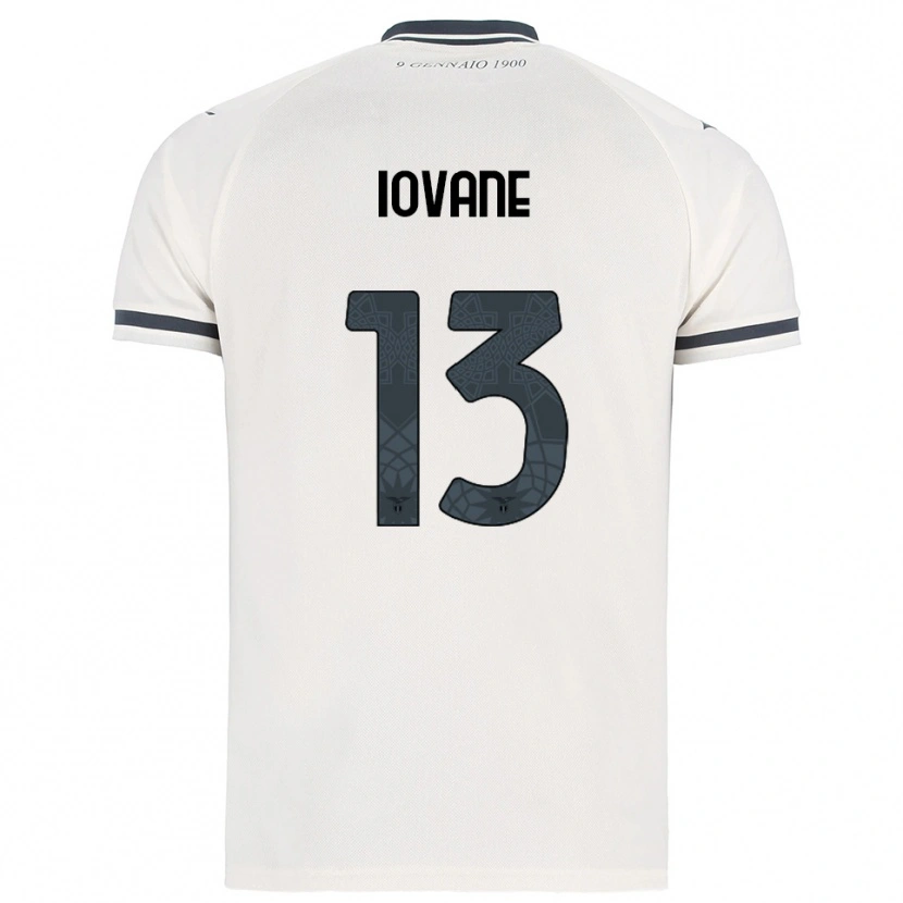 Danxen Mænd Matteo Iovane #13 Hvid Navy Udebane Spillertrøjer 2025/26 Trøje T-Shirt