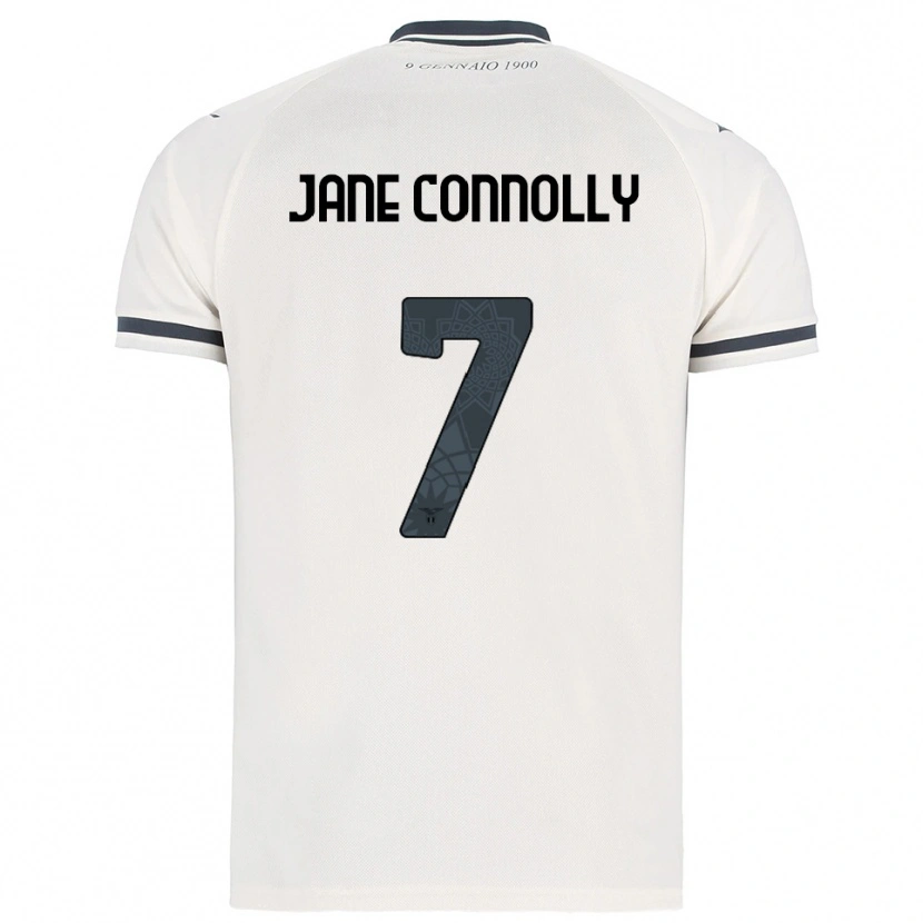 Danxen Mænd Megan Jane Connolly #7 Hvid Navy Udebane Spillertrøjer 2025/26 Trøje T-Shirt