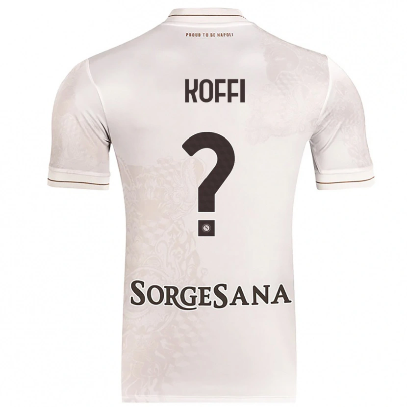 Danxen Mænd Cedrick Koffi #0 Champagne Brun Udebane Spillertrøjer 2025/26 Trøje T-Shirt