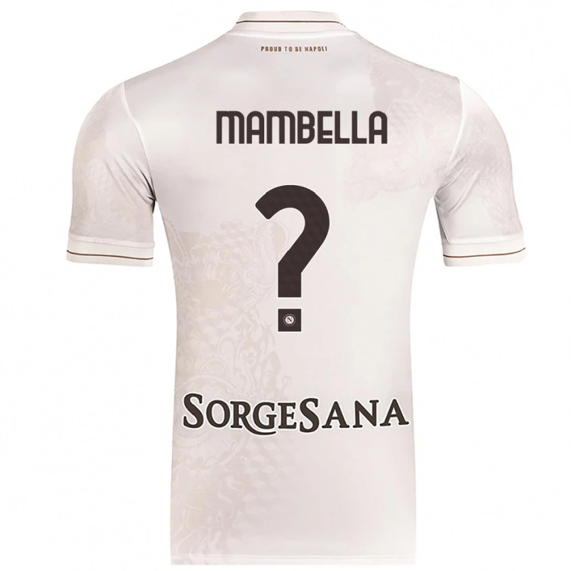 Danxen Mænd Andrea Mambella #0 Champagne Brun Udebane Spillertrøjer 2025/26 Trøje T-Shirt