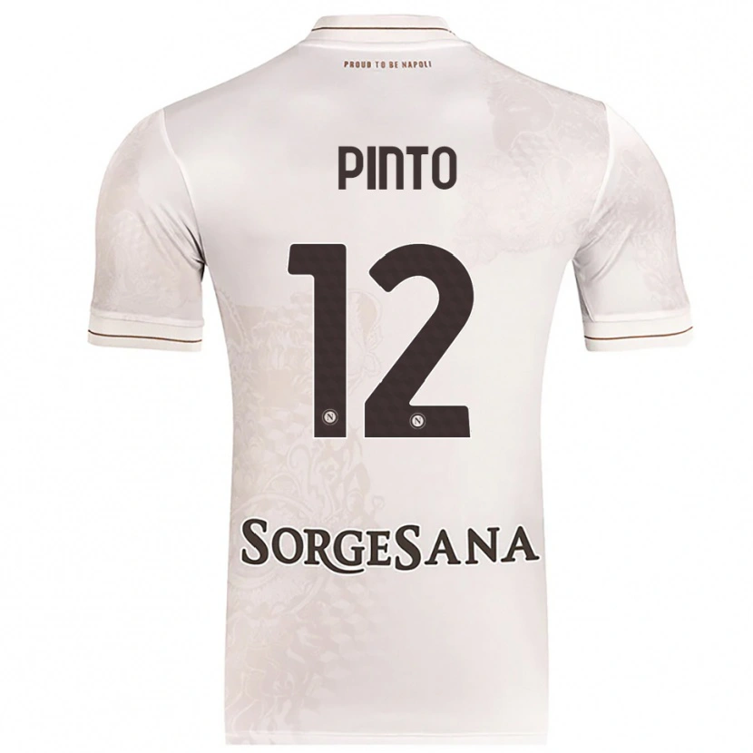 Danxen Mænd Ciro Pinto #12 Champagne Brun Udebane Spillertrøjer 2025/26 Trøje T-Shirt