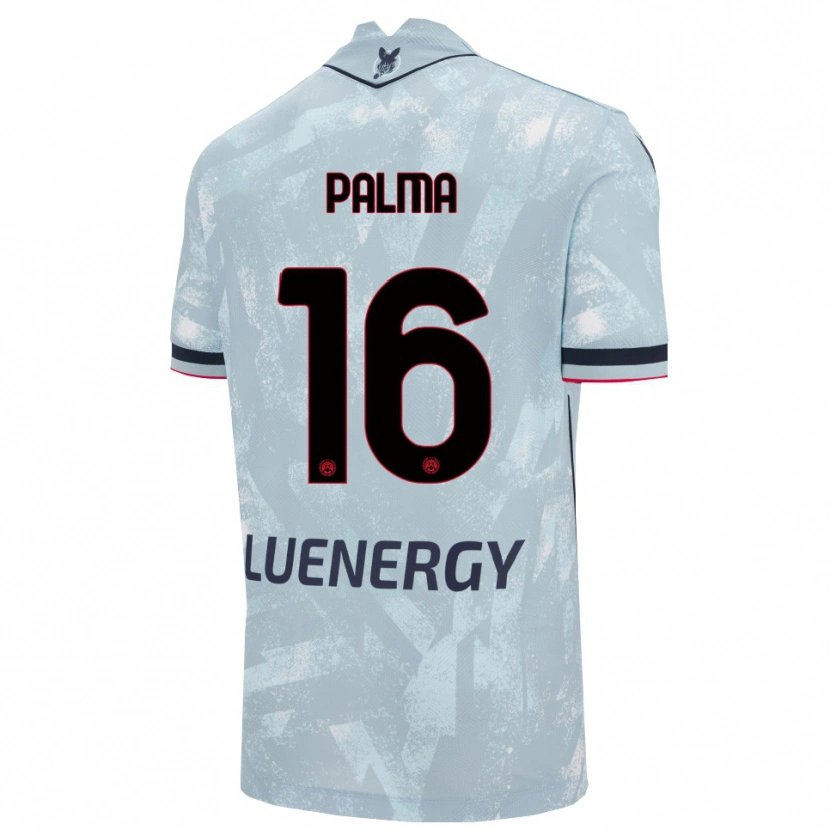 Danxen Mænd Matteo Palma #16 Lyseblå Sort Udebane Spillertrøjer 2025/26 Trøje T-Shirt