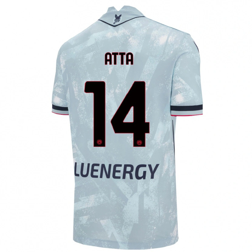 Danxen Mænd Arthur Atta #14 Lyseblå Sort Udebane Spillertrøjer 2025/26 Trøje T-Shirt