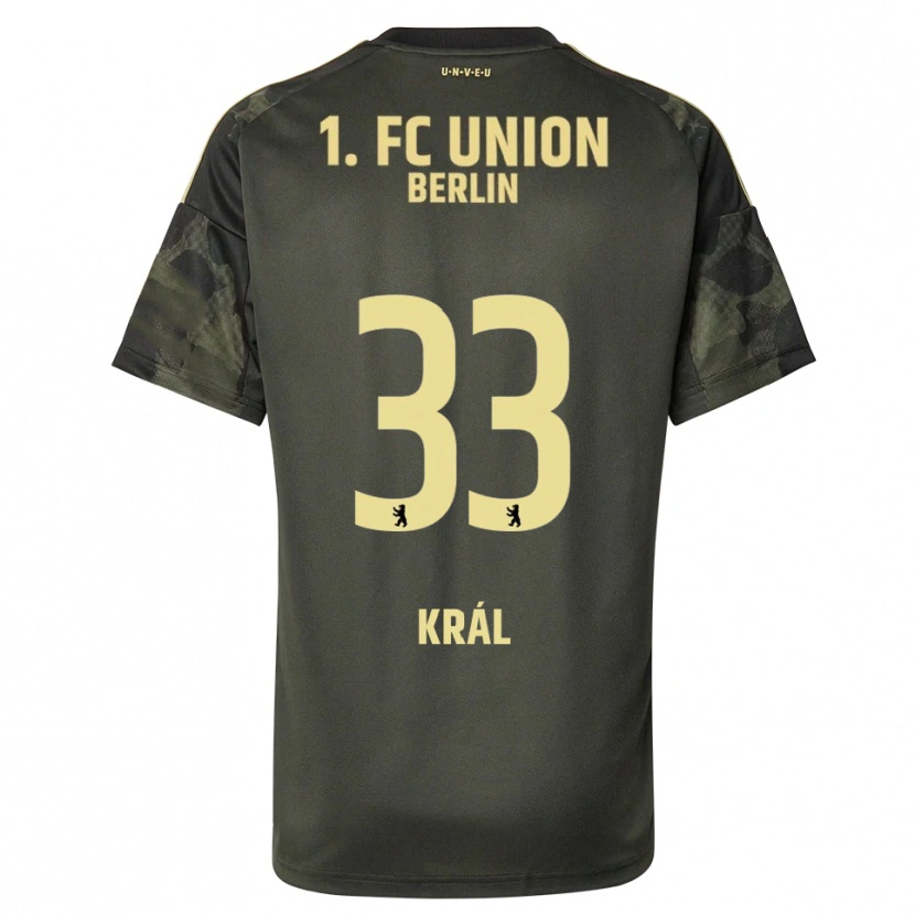 Danxen Mænd Alex Král #33 Mørkegrøn Sort Udebane Spillertrøjer 2025/26 Trøje T-Shirt