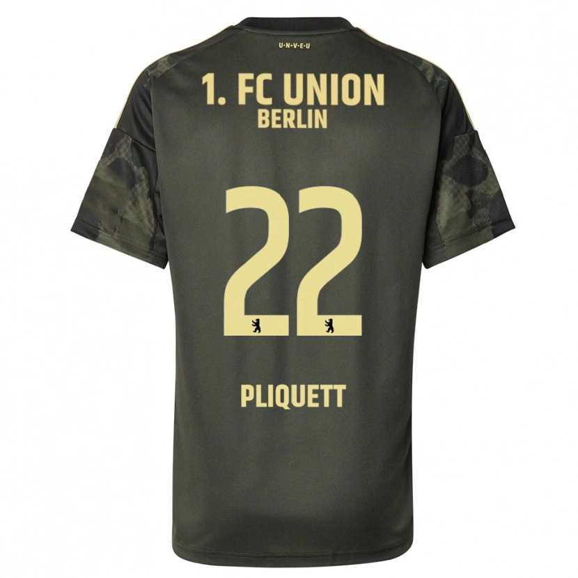 Danxen Mænd Bruno Pliquett #22 Mørkegrøn Sort Udebane Spillertrøjer 2025/26 Trøje T-Shirt