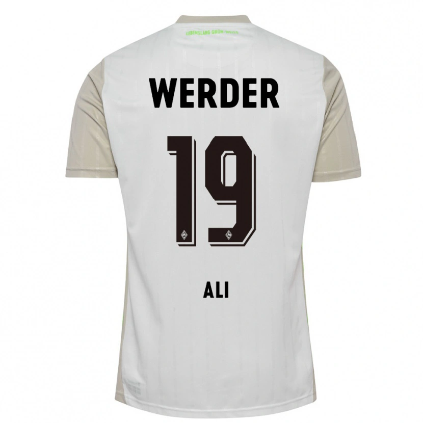 Danxen Mænd Rok Ali #19 Hvid Sort Udebane Spillertrøjer 2025/26 Trøje T-Shirt