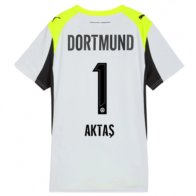 Danxen Mænd Yılmaz Aktaş #1 Fluorescerende Gul Udebane Spillertrøjer 2025/26 Trøje T-Shirt