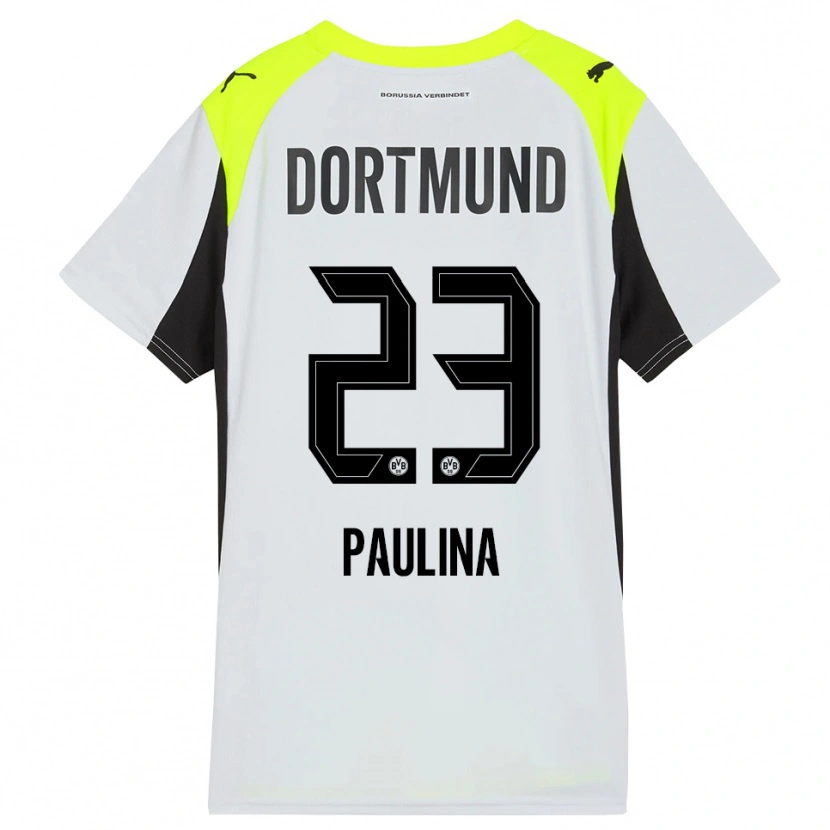 Danxen Mænd Jordi Paulina #23 Fluorescerende Gul Udebane Spillertrøjer 2025/26 Trøje T-Shirt