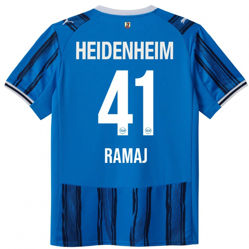 Danxen Mænd Diant Ramaj #41 Blå Navy Udebane Spillertrøjer 2025/26 Trøje T-Shirt