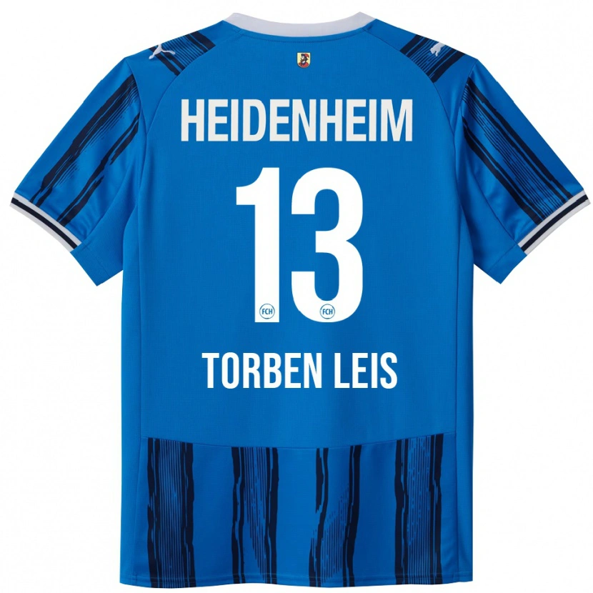 Danxen Mænd Torben Leis #13 Blå Navy Udebane Spillertrøjer 2025/26 Trøje T-Shirt