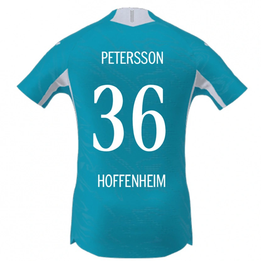 Danxen Mænd Lúkas Petersson #36 Lyseblå Udebane Spillertrøjer 2025/26 Trøje T-Shirt