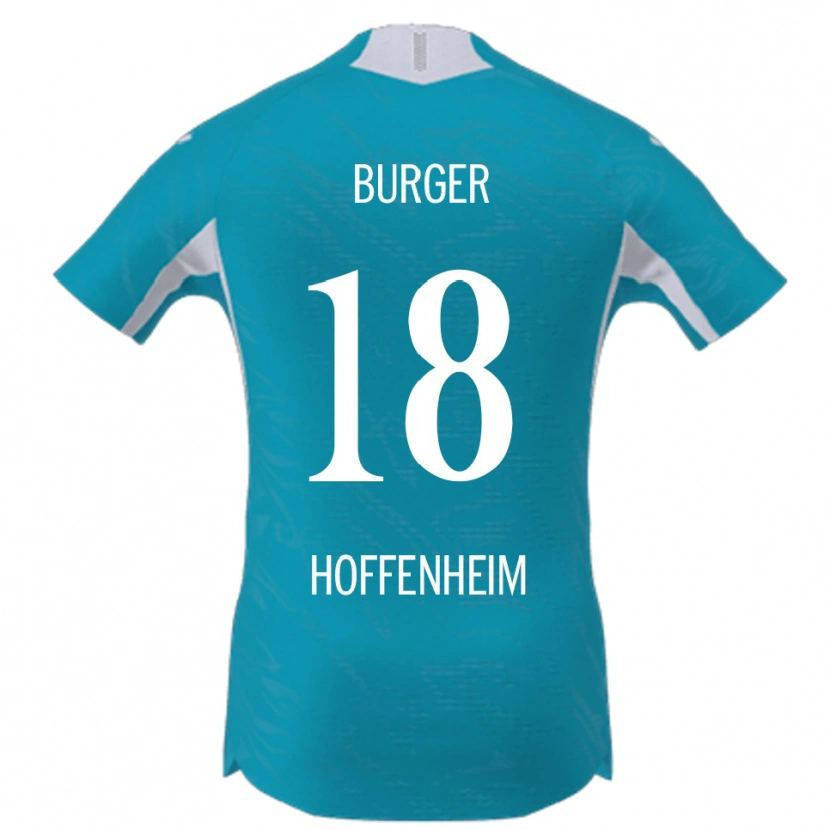 Danxen Mænd Wouter Burger #18 Lyseblå Udebane Spillertrøjer 2025/26 Trøje T-Shirt