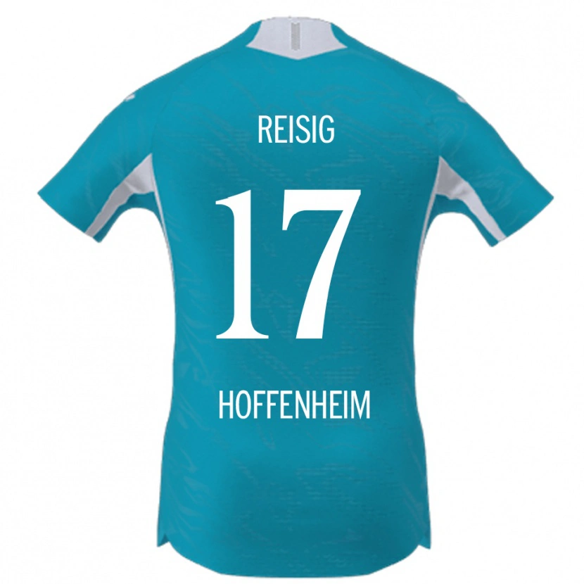 Danxen Mænd Ruben Reisig #17 Lyseblå Udebane Spillertrøjer 2025/26 Trøje T-Shirt