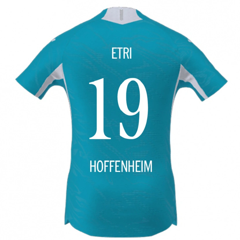 Danxen Mænd Ahmed Etri #19 Lyseblå Udebane Spillertrøjer 2025/26 Trøje T-Shirt