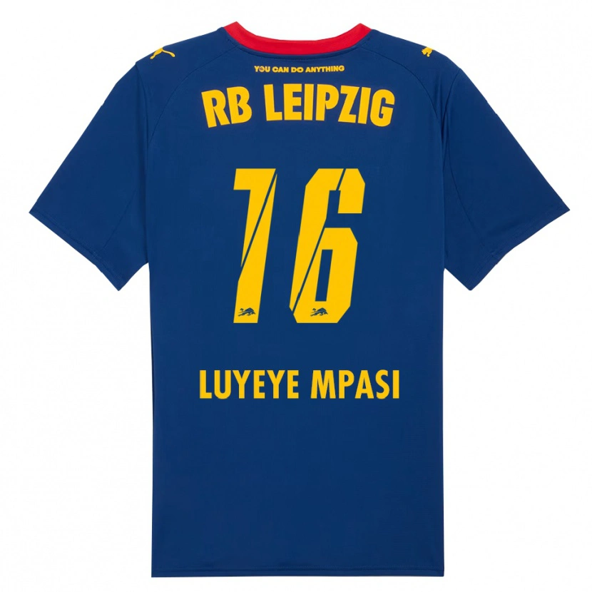 Danxen Mænd Seal Luyeye Mpasi #16 Navy Rød Udebane Spillertrøjer 2025/26 Trøje T-Shirt