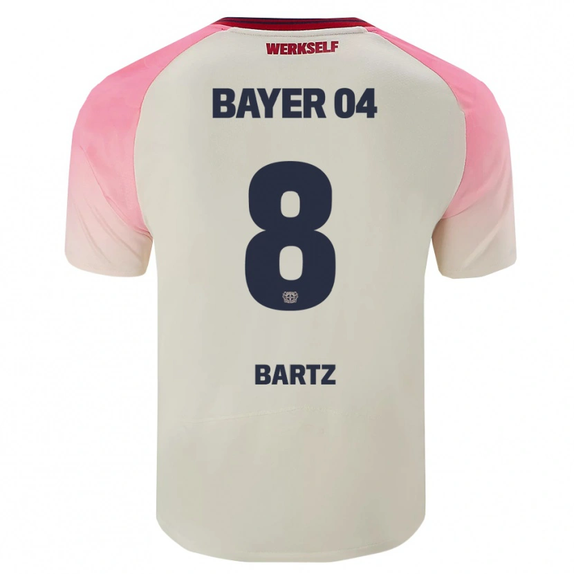 Danxen Mænd Paulina Bartz #8 Pink Off White Udebane Spillertrøjer 2025/26 Trøje T-Shirt