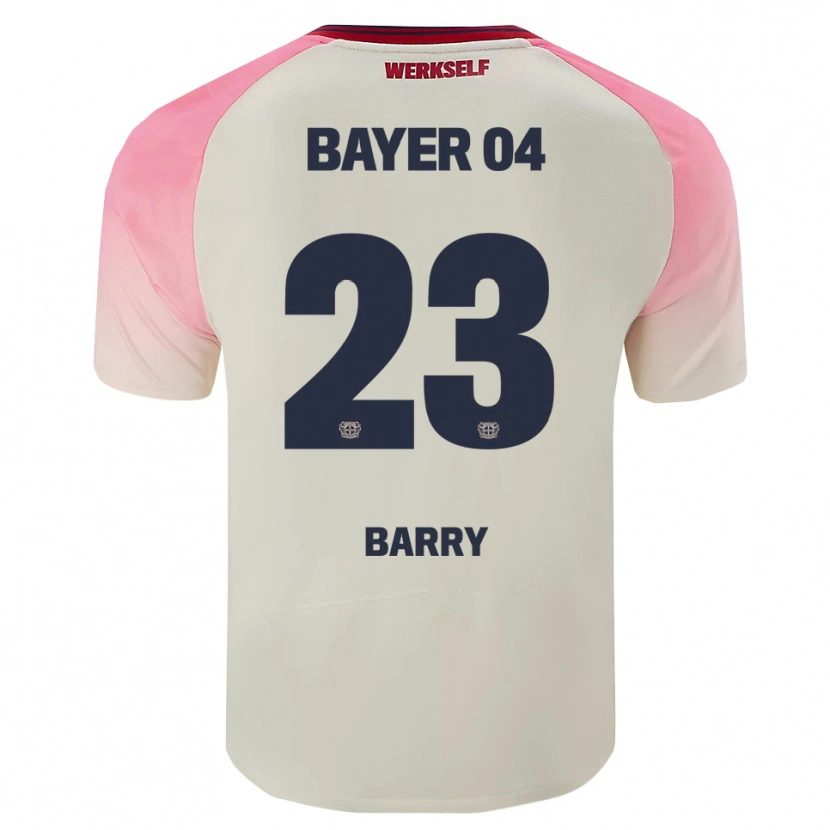 Danxen Mænd Alpha Barry #23 Pink Off White Udebane Spillertrøjer 2025/26 Trøje T-Shirt