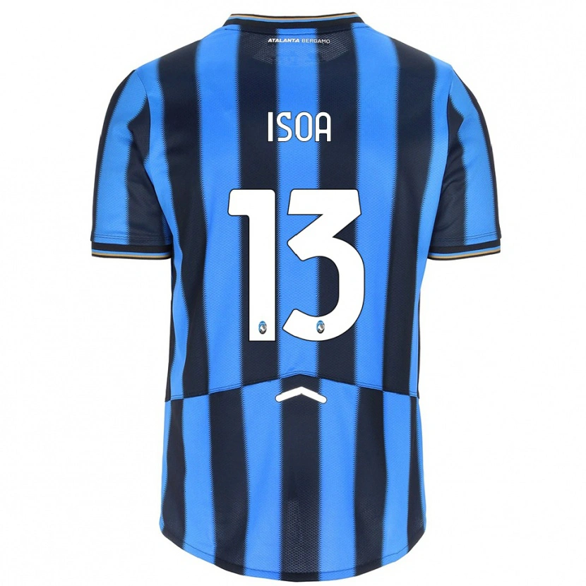 Danxen Kvinder Isaac Isoa #13 Lyseblå Sort Hjemmebane Spillertrøjer 2025/26 Trøje T-Shirt
