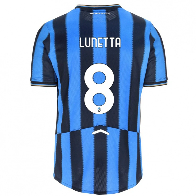 Danxen Kvinder Gabriel Lunetta #8 Lyseblå Sort Hjemmebane Spillertrøjer 2025/26 Trøje T-Shirt