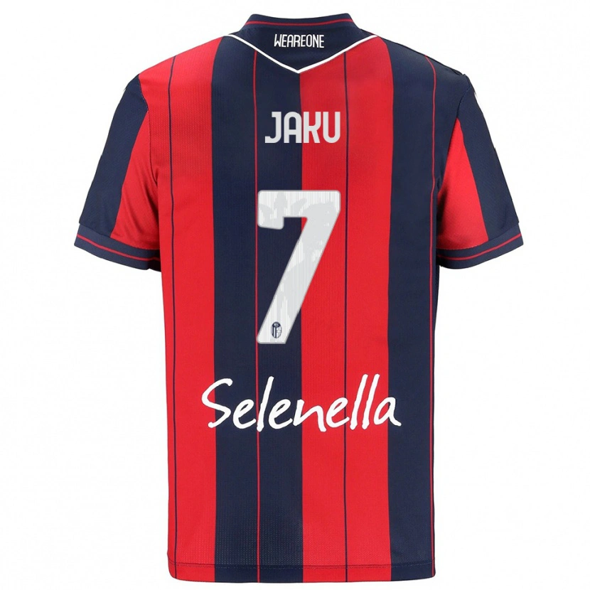 Danxen Kvinder Jordi Jaku #7 Rød Navy Hjemmebane Spillertrøjer 2025/26 Trøje T-Shirt