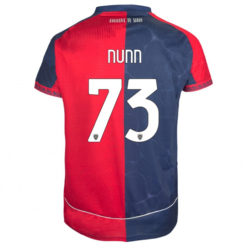 Danxen Kvinder Jack Nunn #73 Rød Navy Hjemmebane Spillertrøjer 2025/26 Trøje T-Shirt
