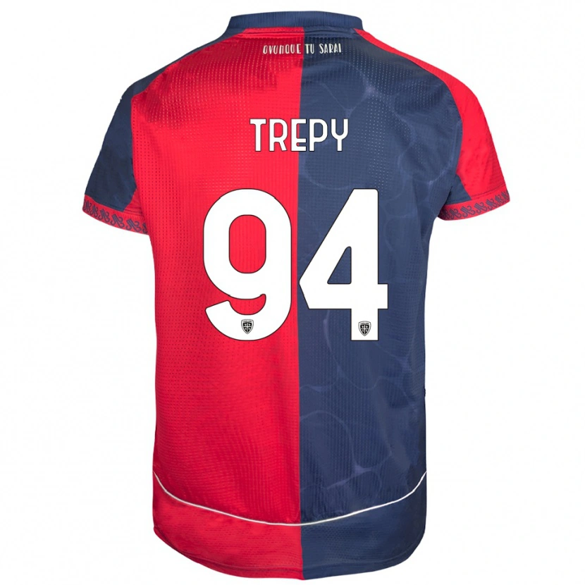 Danxen Kvinder Yael Trepy #94 Rød Navy Hjemmebane Spillertrøjer 2025/26 Trøje T-Shirt