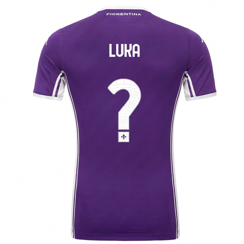 Danxen Kvinder Majkol Luka #0 Lilla Hvid Hjemmebane Spillertrøjer 2025/26 Trøje T-Shirt