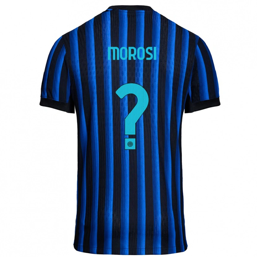 Danxen Kvinder Cesare Morosi #0 Sort Blå Hjemmebane Spillertrøjer 2025/26 Trøje T-Shirt